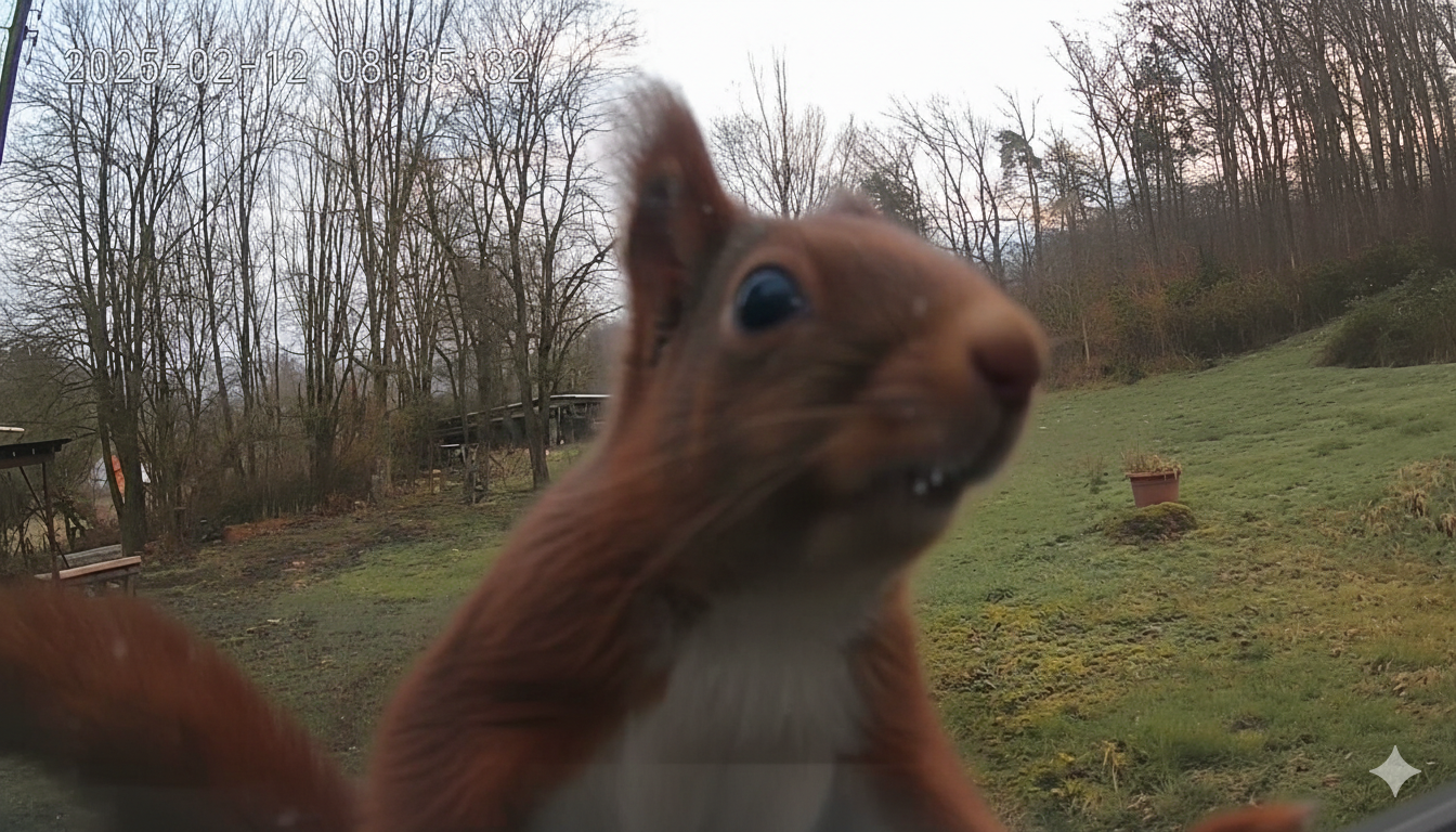 Eichhörnchen im Wald